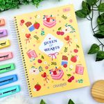 Caderno Universitário Espiral Capa Dura Charme 1 Matéria 80 Folhas Pautadas 20 x 27,5 cm - Tilibra