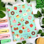 Caderno Universitário Espiral Capa Dura Charme 1 Matéria 80 Folhas Pautadas 20 x 27,5 cm - Tilibra