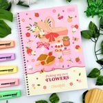 Caderno Universitário Espiral Capa Dura Charme 1 Matéria 80 Folhas Pautadas 20 x 27,5 cm - Tilibra