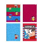 Caderno Brochura Universitário Turma da Mônica 20 x 27,5 cm 48 Folhas - Animativa
