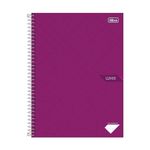 Caderno Universitário Espiral Caligrafia Lunix 80 Folhas 20 x 27,5 cm - Tilibra
