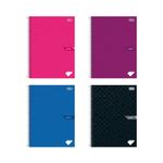 Caderno Universitário Espiral Caligrafia Lunix 80 Folhas 20 x 27,5 cm - Tilibra