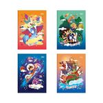 Caderno Brochura Capa Dura Universitário Spice Kids Masculino 80 Folhas - Tilibra