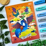 Caderno Brochura Capa Dura Universitário Spice Kids Masculino 80 Folhas - Tilibra