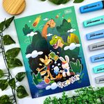 Caderno Brochura Capa Dura Universitário Spice Kids Masculino 80 Folhas - Tilibra