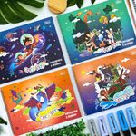 Caderno de Cartografia e Desenho Spice Kids Masculino 80 folhas - Tilibra