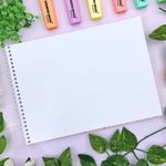 Caderno de Cartografia e Desenho Show Feminino 80 folhas - Tilibra