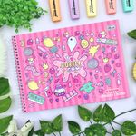 Caderno de Cartografia e Desenho Show Feminino 80 folhas - Tilibra