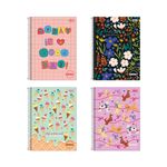 Caderno 1/4 Zoom+ Colorido Espiral Capa Dura 14 x 20 cm 96 Folhas - Tilibra