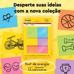 Bloco Adesivo Post-It Clorido c/6 Cores 47,6 x 47,6 mm 45 Folhas Cada - 3M