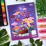 Caderno Brochura Linguagem Spice Kids 40 Folhas 18,7 cm x 24,5 cm - Tilibra