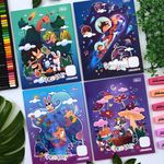 Caderno Brochura Linguagem Spice Kids 40 Folhas 18,7 cm x 24,5 cm - Tilibra