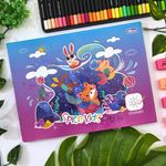 Caderno Brochura Capa Dura Desenho Spice Kids 80 Folhas - Tilibra