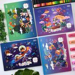 Caderno Brochura Capa Dura Desenho Spice Kids 80 Folhas - Tilibra
