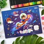 Caderno Brochura Capa Dura Desenho Spice Kids 80 Folhas - Tilibra