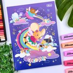 Caderno Brochura Universitário Spice Kids Feminino 80 Folhas - Tilibra