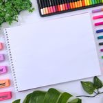 Caderno de Cartografia e Desenho Spice Kids Feminino 80 folhas - Tilibra