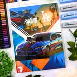 Caderno Brochura Universitário X-Racing 80 Folhas - Tilibra