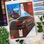 Caderno Brochura Universitário X-Racing 80 Folhas - Tilibra