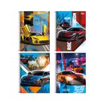 Caderno Universitário Espiral X-Racing Capa Dura 1 Matérias 80 Folhas 200 x 275 mm - Tilibra