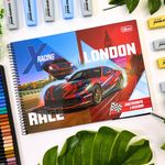 Caderno de Cartografia e Desenho X-Racing 80 Folhas - Tilibra