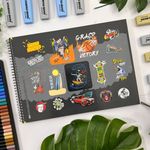 Caderno de Cartografia e Desenho X-Racing 80 Folhas - Tilibra