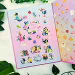 Caderno Brochura Colegial Caligrafia Princesas Disney 40 Folhas 18,7 x 24,8 cm - Tilibra