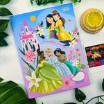 Caderno Brochura Colegial Caligrafia Princesas Disney 40 Folhas 18,7 x 24,8 cm - Tilibra