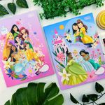 Caderno Brochura Colegial Caligrafia Princesas Disney 40 Folhas 18,7 x 24,8 cm - Tilibra