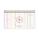 Agenda Espiral de Bolso 2027 Soho Tom Pastel 8,9 x 16,7 cm 64 Folhas - Tilibra