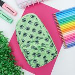 Estojo Escolar Estampado Mini Mochila Olhos Coloridos - Daterra