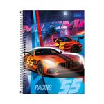 Caderno Universitário Espiral X-Racing Capa Dura 15 Matérias 240 Folhas 200 x 275 mm - Tilibra