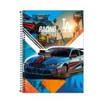 Caderno Universitário Espiral X-Racing Capa Dura 15 Matérias 240 Folhas 200 x 275 mm - Tilibra