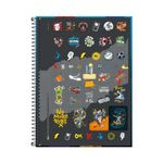 Caderno Universitário Espiral X-Racing Capa Dura 15 Matérias 240 Folhas 200 x 275 mm - Tilibra