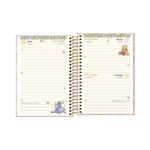 Agenda 2027 Espiral Diária Winnie the Pooh 12,9 x 18,7 cm 176 Folhas - Tilibra | Agenda Colorida