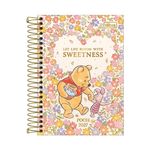 Agenda 2027 Espiral Diária Winnie the Pooh 12,9 x 18,7 cm 176 Folhas - Tilibra | Agenda Colorida