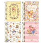 Agenda 2027 Espiral Diária Winnie the Pooh 12,9 x 18,7 cm 176 Folhas - Tilibra | Agenda Colorida