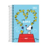 Agenda 2027 Espiral Snoopy 12,9 cm x  18,7 cm 176 Folhas - Tilibra