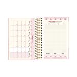Agenda 2027 Espiral Diária Amarena 12,9 x 18,7 cm 176 Folhas - Tilibra