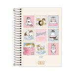 Agenda 2027 Espiral Diária Mofusand 12,9 x 18,7 cm 176 Folhas - Tilibra