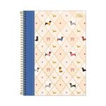 Caderno Universitário Espiral Brownie The Dog Connect 1 Matéria 20 x 27,5 cm 80 Folhas - Tilibra