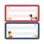 Etiqueta Adesiva Brownie com 8 Adesivos  - Tilibra