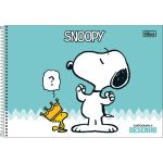 Caderno de Cartografia e Desenho Snoopy 80 folhas - Tilibra
