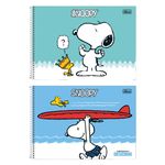 Caderno de Cartografia e Desenho Snoopy 80 folhas - Tilibra