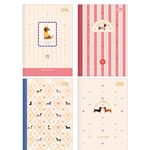 Caderno 1/4 Brochura Brownie The Dog 80 folhas 14 x 20 cm - Tilibra