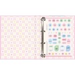 Fichário Happy Tamanho Universitário 20 x 27,5 cm 48 Folhas Pautadas - Tilibra