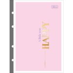 Refil Happy Tamanho Colegial 17,7 x 24 cm Compatível com Fichário e Caderno Argolado 80 Folhas Pautadas - Tilibra