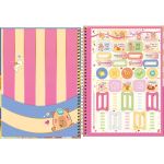 Caderno Universitário Espiral Capivaras Capy Club 1 Matéria 80 Folhas 20 x 27,5 cm  - Tilibra