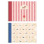 Caderno de Cartografia e Desenho Brownie The Dog 80 Folhas 27,5 x 20 cm- Tilibra