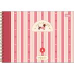 Caderno de Cartografia e Desenho Brownie The Dog 80 Folhas 27,5 x 20 cm- Tilibra